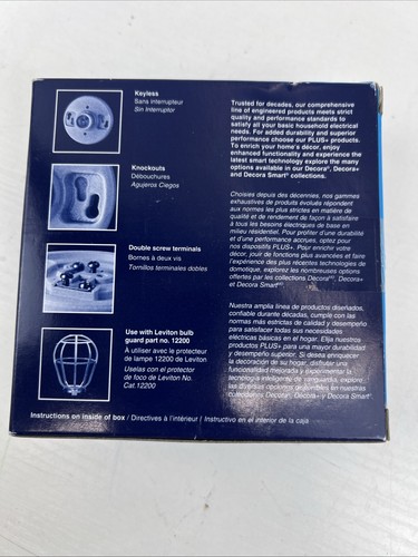 Leviton 49875-000 Portalampada Senza Chiave Base Media Incandescente Alluminio 660W 250V - Foto 7 di 7
