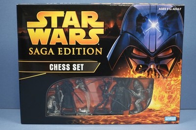 Star Wars SAGA Edition Chess Set/Game 2004 - New/Complete/Sealed