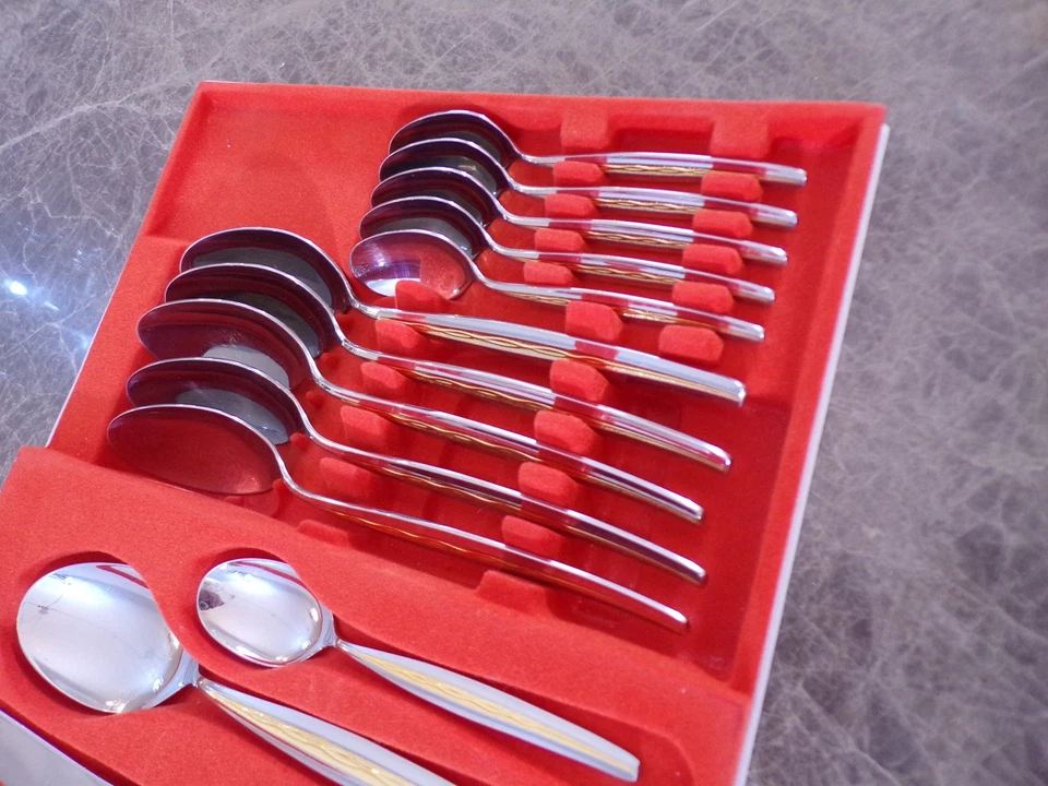 WMF Modell Palma / Capri Gold Cromargan Tafelbesteck 6 Personen 24 Teile TOP - Bild 3 von 4