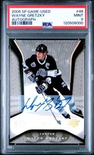 2006-07 SP Game Used Edition Wayne Gretzky Gold Autograph Auto /10 - PSA 9 POP 1