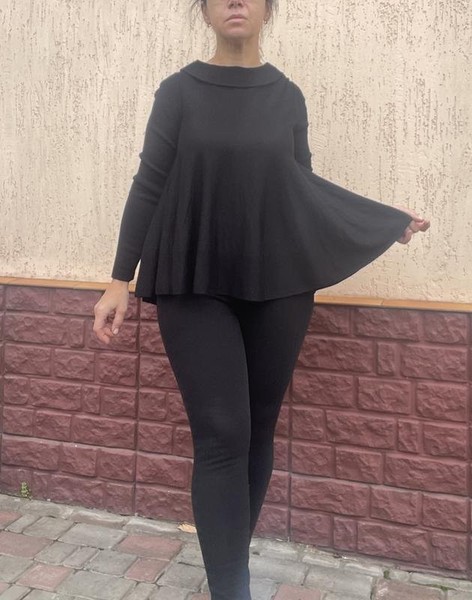 Women COS Sweater Black Wool 34 / XS / 42 #6QET