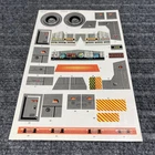 Vintage Star Wars AT-AT Vehicle Decal Sticker Sheet Kenner Original 1981 UNUSED