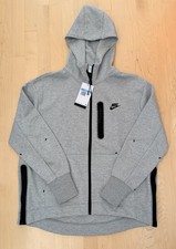Nike Sportswear Tech Fleece Full Zip Hoodie DD5624-063 Womens Size Medium Grey