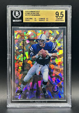 1998 Bowman's Best Peyton Manning Colts #112 Atomic Refractor RC 98/100 BGS 9.5