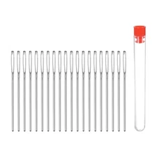 20pcs Large Eye Blunt Sewing Needles 2mm Dia Darning Needles 2.76Inch