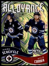 2020-21 Skybox Metal Universe Alloyance Mark Scheifele Kyle Connor #AL-10