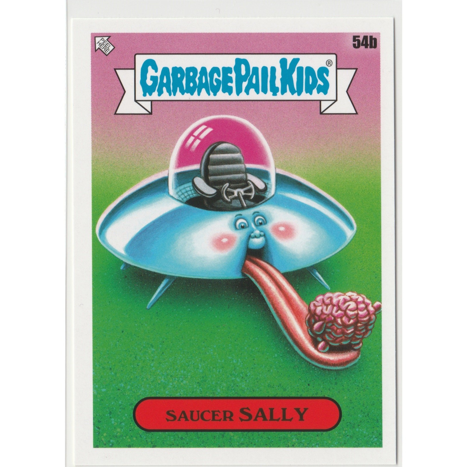 Saucer Sally #54b Garbage Pail Kids GPK 35th Anniversary 2020 Series
