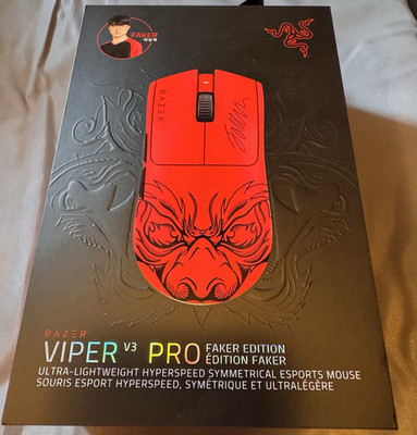 Razer Viper V3 Pro Faker Edition Wireless Gaming Mouse Optical 35000 DPI Red