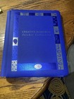 2006 Creative Memories 8.5x11 Album Scrapbook Blue with Pages And Protectors