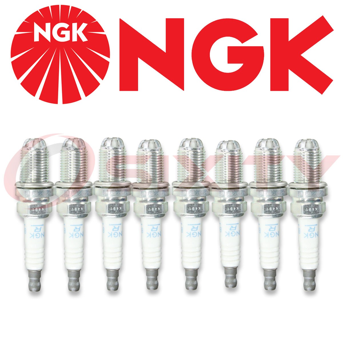 Set of 8 NGK 3199 Laser Platinum Spark Plugs BKR6EQUP