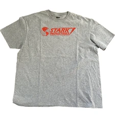 Stark Industries Iron Man Marvel Movie T-Shirt Movie 2XL Changing the World