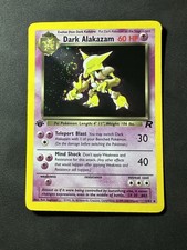 Dark Alakazam 1st Edition Team Rocket 1/82 Holo - LP 🌀SWIRL🌀 on eBay