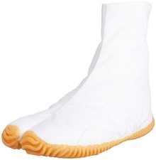 MARUGO MATSURI JOG Mens 6 White Cotton Tabi Boots 27.5cm form