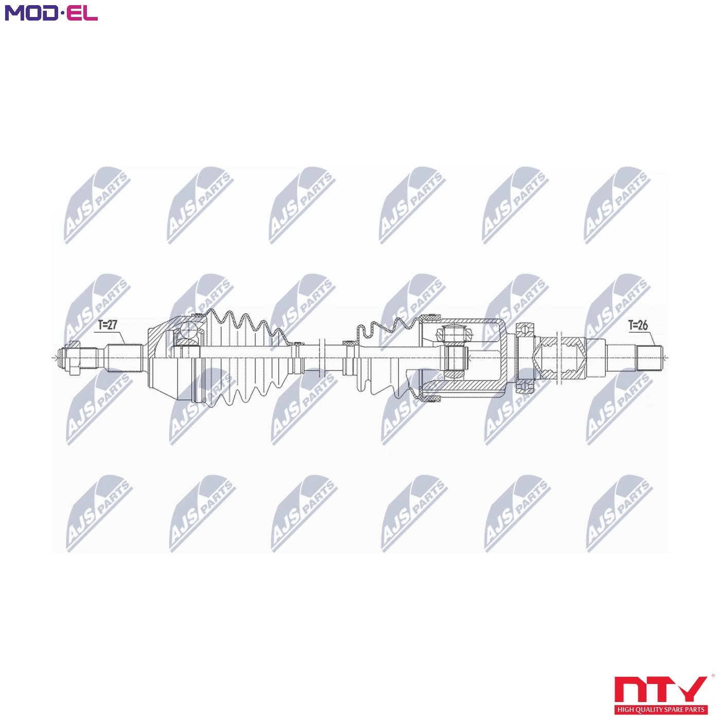 Nty Driveshaft Right For Ford Transit Connect/Tourneo Connect 15 - Image 9