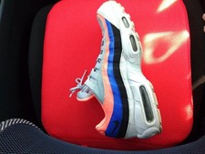 Men 10.0US Nike Air Max 95 Gray/Orange/Blue LTD Sneaker Collection Sports Shoes