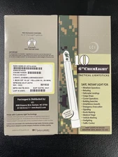 NON-TOXIC 20 PACK CYALUME CHEMLIGHT LIGHT STICK GLOW STICKS YELLOW HI 30 MIN 6"