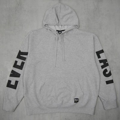 Everlast Hoodie Herren XXL Grau Regular Fit Boxing Spellout Streetwear