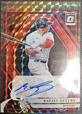 2022 Panini Optic Elite Series Rafael Devers #ESS-RD 1/1 Autograph (AU) Boston