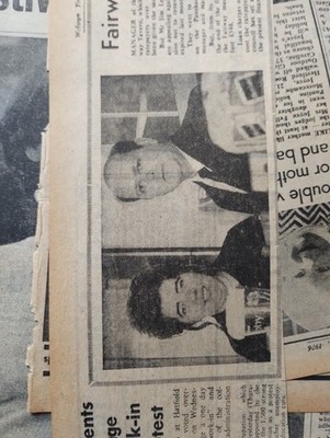Sk309 Ephemera 1976 Artikel Mr Mrs Jim Jill Leslie Hatfield 