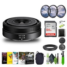 Nikon NIKKOR Z 26mm f/2.8 Lens Nikon Z 20116 Bundle
