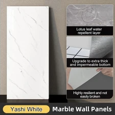 20/40pcs Shower Wall Panels Peel and Stick,Marble Wall Panels for Interior Decor