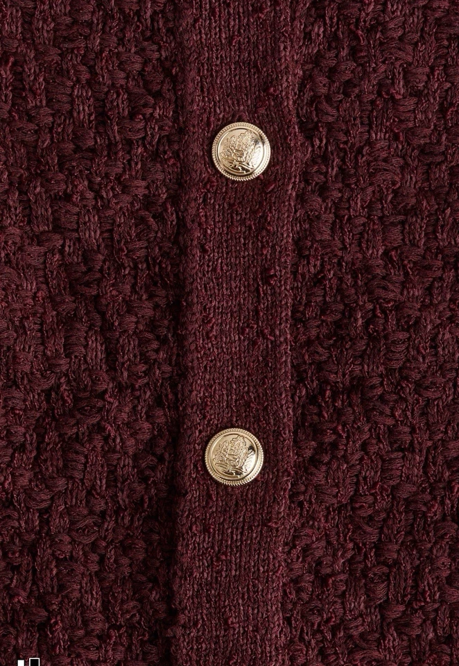 H&M Cardigan In Strukturstrick Gr. L - Bild 2 von 2