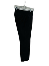 Ann Taylor Factory Black Dress Pants Flat Front Women Petite Size 4P 27" Inseam