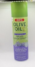 ORS Olive Oil Braid Sheen Spray Lavender Oil, Acai Oil & Biotin For Hair SG