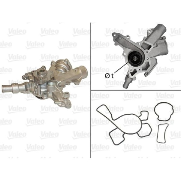 Wasserpumpe MotorküHlung Valeo 506601 FüR Opel Corsa B Astra G CC Agila A-image