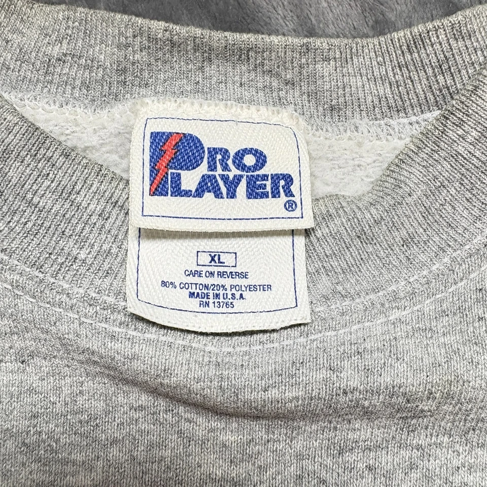 Vintage Notre Dame Fighting Irish Sweatshirt Mens XL Gray Pro Player NCAA - Image 3 of 4