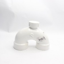 Charlotte 112 Schedule 40 PVC PTrap With Cleanout - U Tube Only