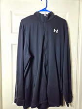 Under Armour Mens Track Jacket Full-Zip Long ...