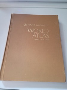 Vintage Rand McNally Atlas 1971 HB