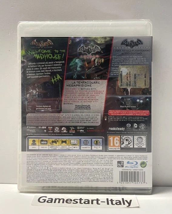 BATMAN ARKHAM COLLECTION - SONY PS3 - VIDEOGIOCO NUOVO SIGILLATO NEW SEALED PAL - Immagine 2 di 4