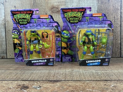 Teenage Mutant Ninja Turtles Mutant Mayhem Leonardo Leader & Donatello Brains