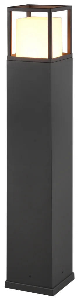 Outdoor Light Grey Witham Bollard IP54 Anthracite CCT 800mm Trio 477860142