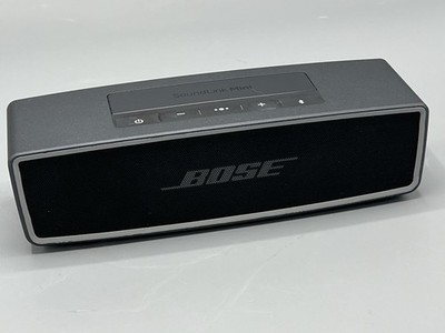 Bose SoundLink Mini II Bluetooth Speaker Carbon W/ Dock Tested