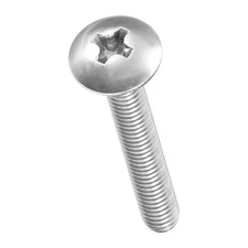 Machine Screws Phillips Head(M4-0.7x25) 15Pcs, Silver