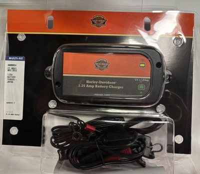 Genuine Harley Davidson 12.v - 1.25A Battery Charger #0034 | eBay