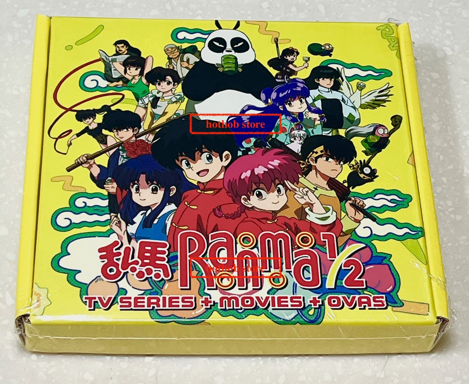 RANMA 1/2 (TV Series + 2 Movie + 12-OVA ) ~ English Dubbed ~ All Region ~ DVD