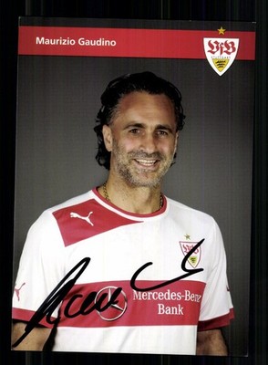 Maurizio Gaudino Autogrammkarte VfB Stuttgart Traditionsmannschaft 2012-13