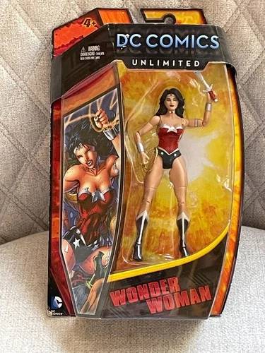 2013 MATTEL MATTY DC COMICS UNLIMITED WONDER WOMAN ACTION FIGURE NEW IN BOX