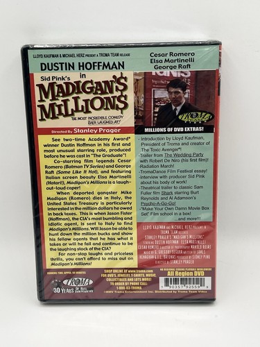 Madigan's Millions 1968 (DVD, 2005) TROMA! BRAND NEW! FACTORY SEALED! FAST SHIP! - Imagen 6 de 6