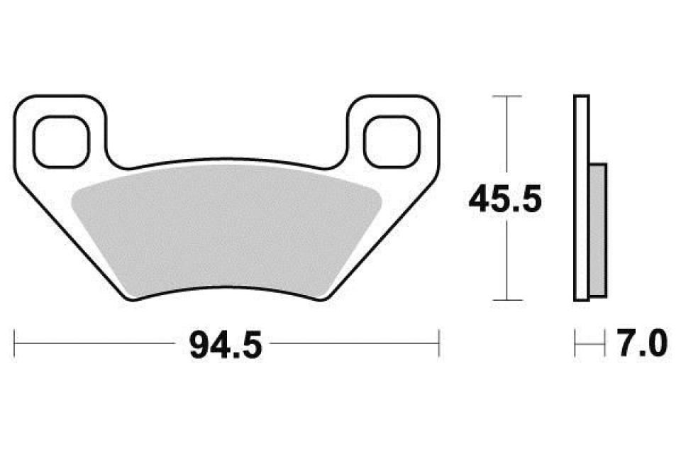 Plaquette de frein Ferodo Arctic Cat 700 CAT 2013 2014 AV AR