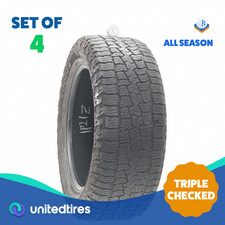 Set Of 4 Used 27555r20 Cooper Discoverer Roadtrail At 117h - 6.5-8.532