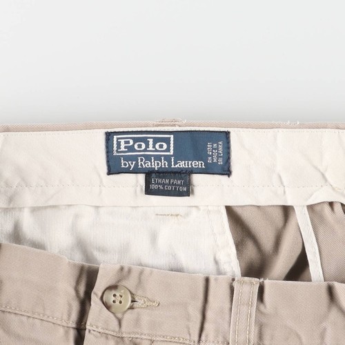 Vintage Ralph Lauren POLO by Ralph Lauren ETHAN PANT two-pleat chino pants m... - Picture 3 of 13