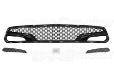For Corvette C7 All Model 14-19 Gloss Black Front Bumper Lower Honeycomb Grille