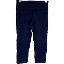 Lululemon Home Stretch Crop 19" Size 6 Midnight Blue