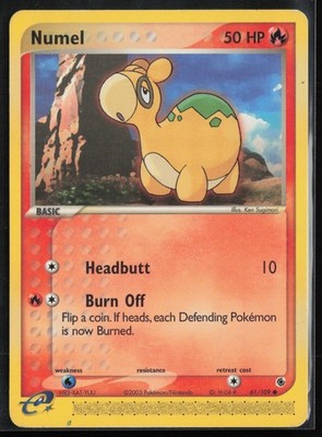 Numel 61/109 - EX Ruby & Sapphire - PTCG - MP