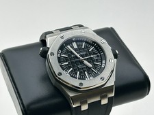 Audemars Piguet Royal Oak Men's Black Watch - 15710ST.OO.A002CA.01. Full set. 13